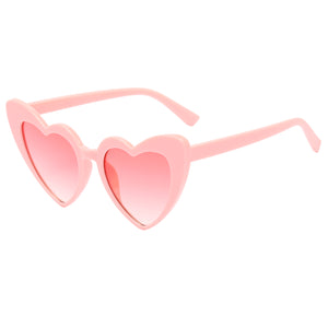 Heart Sunglasses - Pink Frame / Pink Lens