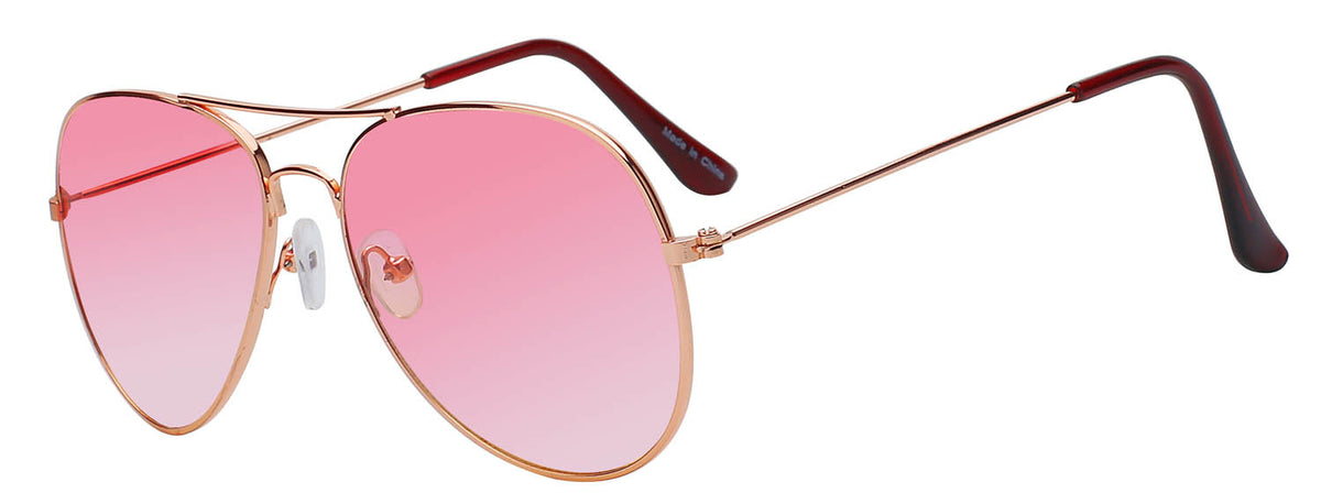 NEW!mOTRA Roadie gold n pink square aviators Amazon.com: Fashion Culture Ombre Dreams 60mm Aviator  main image 3