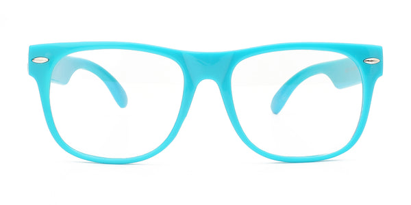 Kids Bluelight Computer Glasses - Turquoise Frame / Clear Anti-Blue Light Lens