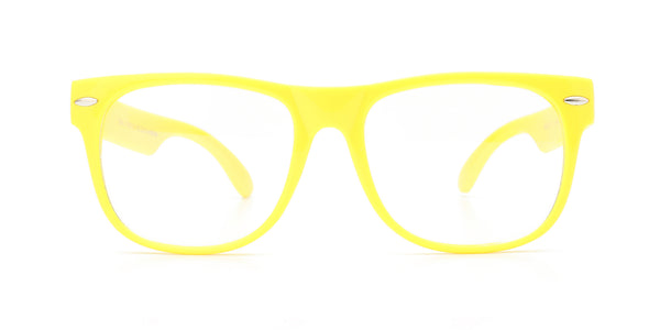 Kids Bluelight Computer Glasses - Yellow Frame / Clear Anti-Blue Light Lens