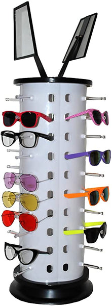 Rotating Sunglasses Display for 40 PCS with Mirrors #4056
