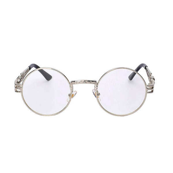 silver steampunk glasses 