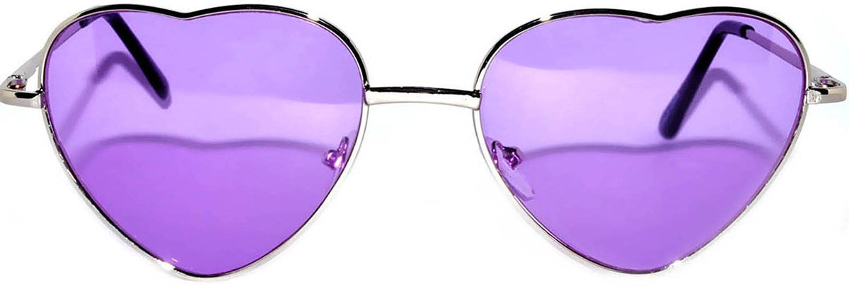 Heart Sunglasses UV400 Polycarbonate Lens Metal Frame  display picture 1
