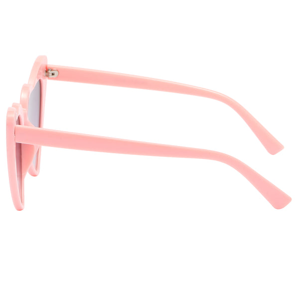 Heart Sunglasses - Pink Frame / Smoke Lens