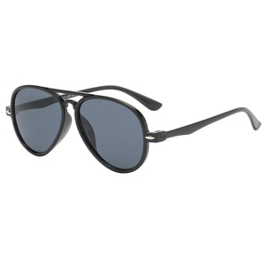 Kids Aviator Sunglasses - Black Frame / Smoke Lens
