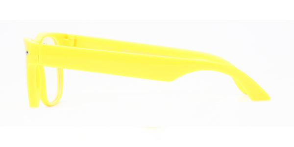 rectangle glasses yellow