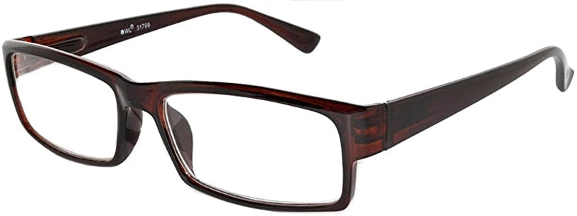 OWL® Reading Glasses - 31799 Plastic Frame / Solid Brown