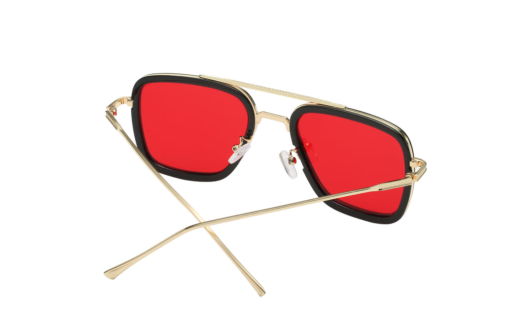 Men's Polarized Aviator 'Tony Montana' Metal Sunglasses — Eye Shop Direct