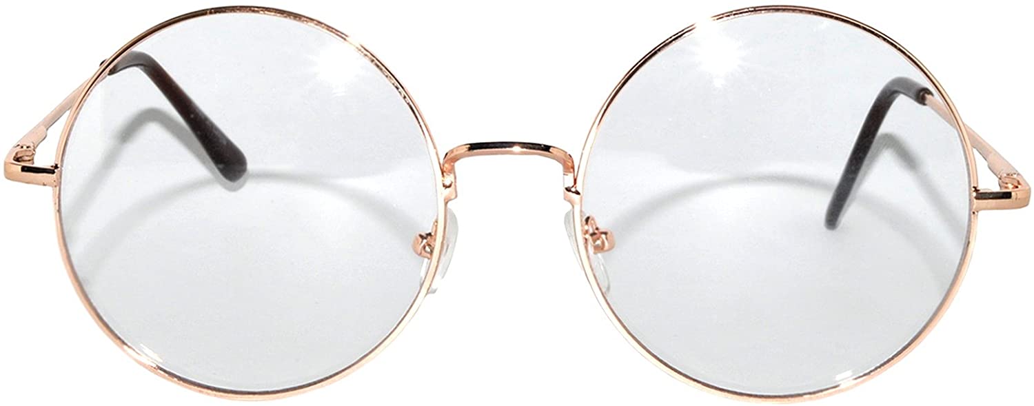 OWL Round Sunglasses Metal Golden Frame UV400 Polycarbonate  display picture 3