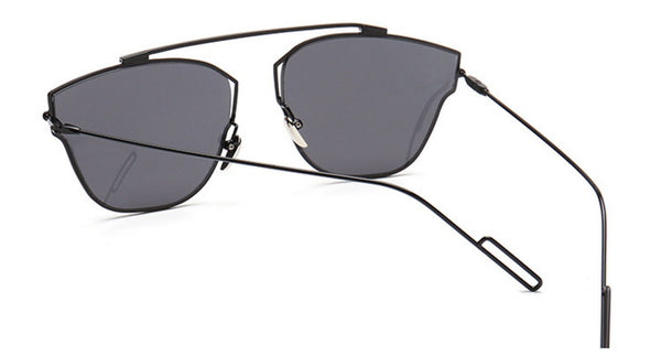 Designer Sunglasses - Black Frame / Smoke Lens