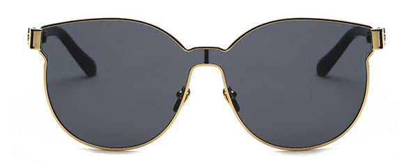 goldern oversized sunglasses