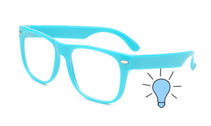 Kids Bluelight Computer Glasses - Turquoise Frame / Clear Anti-Blue Light Lens